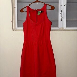 Cynthia Rowley Vibrant Red Midi Dress
